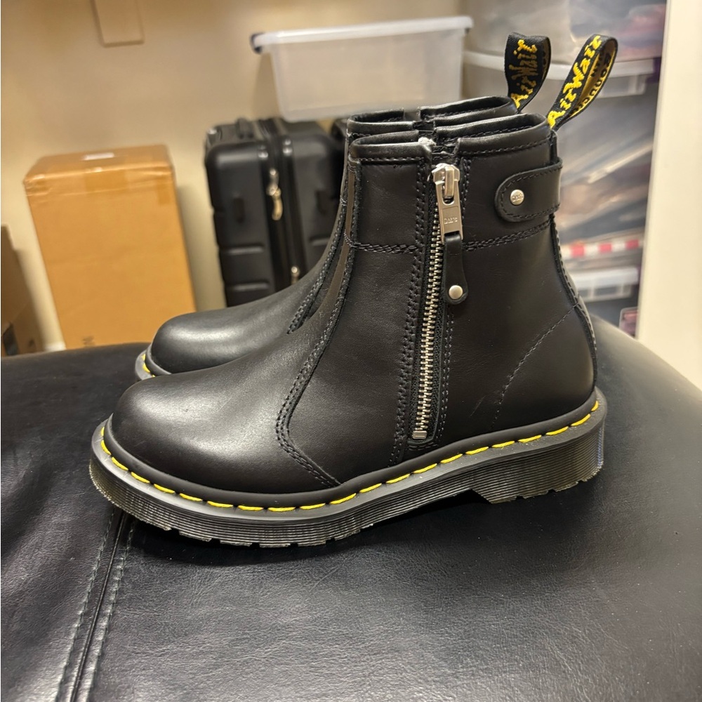 Dr. Martens Black Leather Boots